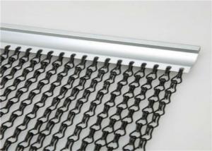 China 1.6 Mm Chain Link Curtain , Aluminium Chain Insect Door Fly Screen Curtain wholesale