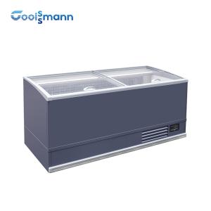 China Automatic Defrost Supermarket Island Freezer Combined Display Chest Refrigerator wholesale