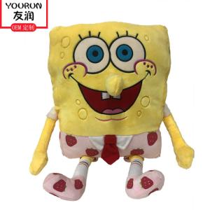 China OEM Anime Plush Toys 40cm Spongebob Plush Pillow Children'S Birthday Gift wholesale