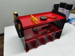Wall Mount Tool Organizer for Heavy Duty Metal Drill Holder and Cordless Tool