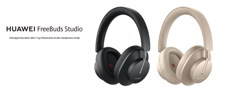Huawei FreeBuds Studio Blue-tooth 5.2 Over-ear Headphones with Active Noise Cancellation and 33 Feet Transmission Distance