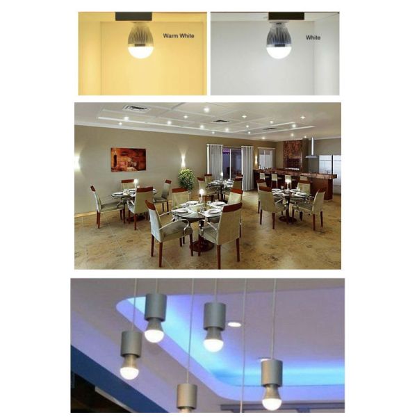 3W Led bulbs light AC85-265V E27 Base Gold housing