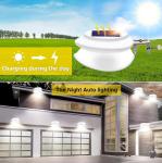 Gutter Mounted 6500K 1600mAH Waterproof LED Solar Garden Lights