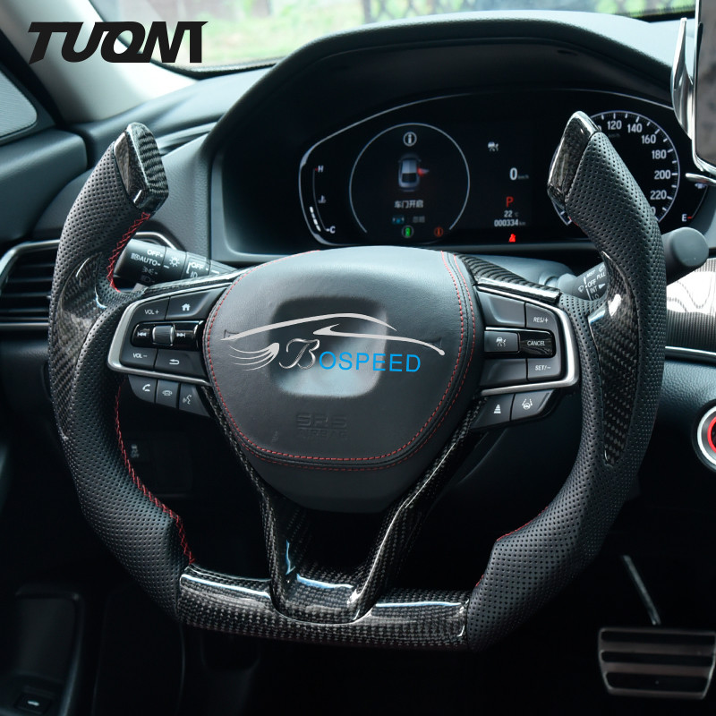 Honda Carbon Fiber F1 Sport Racing Steering Wheel with Warranty