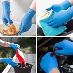 Food Industry Protective Disposable Nitrile Exam Gloves ISO Certified No Latex 9