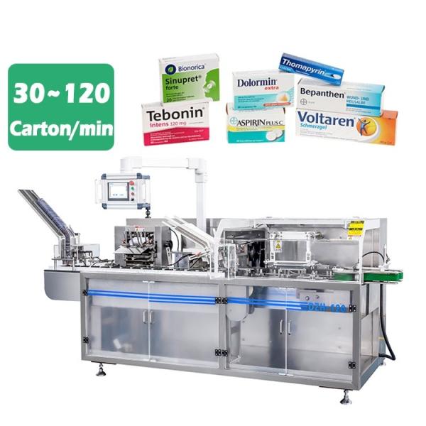 Automatic Horizontal Bottle Cartoning Machine For Pharmaceutical Pill Blister