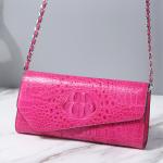 Authentic Crocodile Skin Women Envelop Purse Genuine Alligator Leather Lady
