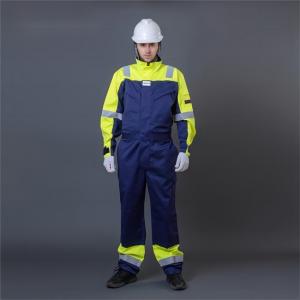 China Fire Retardant Safety Coverall Suit Safety Protective Clothing 65% Cotton 35% Polyester on sale