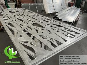 China Laser Cut Metal Panel Aluminum Screen For Room Divider Decoration 10mm Thickness wholesale