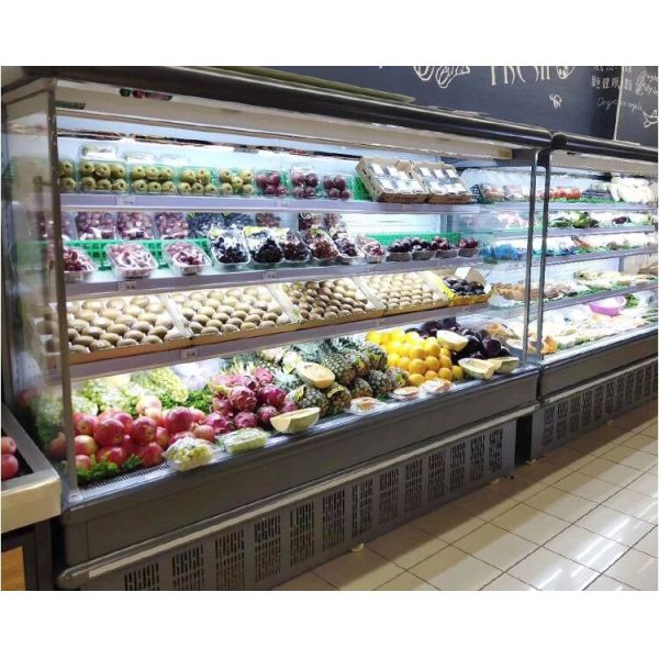 1420L Plug In Multideck Open Chiller Supermarket Display Refrigerator