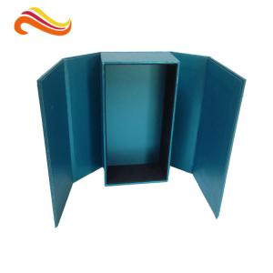 China Fashionable Magnetic Mobile Boxes , Foil Blue Gift Electronics Packaging wholesale