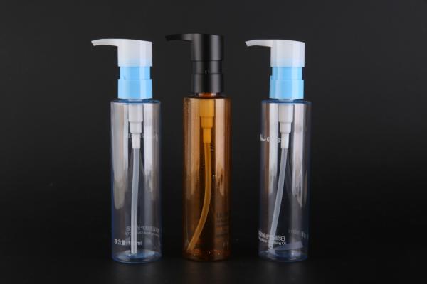 Makeup Oil Cosmetic Makeup Remover Bottle With Back Suction Match The 150ml PET