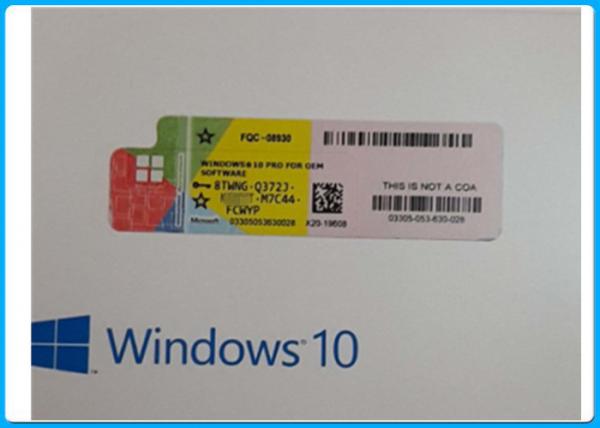 Win 10 Pro Online Activation Original key / Win10 pro 64bit OEM license FPP key lifttime warranty