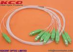 Fiber Optic Plc Splitter 1x8 1*8 Mini Steelless Tube Type LSZH Material Low