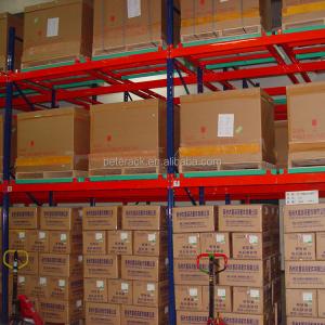 Warehouse Push Back Racking System Customized Pushback Racking System