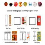 240mm Liquid Filling Packaging Machine 20ml 4 Side Pasta Sauce