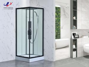 China Innovative Design Shower Room With 4/5mm Tempered Glass And Matt Black Frame wholesale