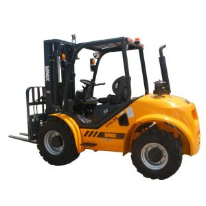 China 3.5T Compact 4WD Diesel Rough Terrain Forklift With Mitsubishi S4S(EUIII) Japanese Engine wholesale