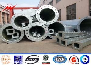 China 25ft 30ft 35ft 40ft Electrical Power Transmission Line Pole Galvanized Steel Utility wholesale
