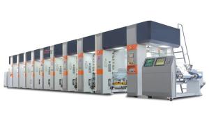 China gravure printing press rotogravure 8 color plastic bag printing machine coating high speed wholesale