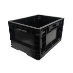 400*300*220MM Black Anti-Static Folding Box Plastic Turnover Box Foldable