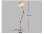 marble bamboo floor lamps living room sofa bedroom standing lamp bedside reading