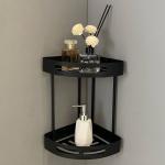 Wall Installation Bathroom Corner Shelf Shower Caddy Two Tier Stainless Steel