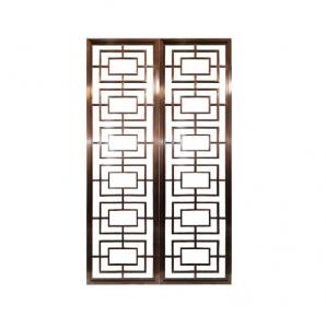 China Customized Chinese style decorative metal screen panels room divider screen wholesale