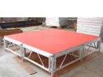 1.22*1.22mm Adjustable Aluminum Movable Plywood / Glass For Wedding / Show