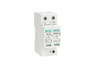 China Plastic Single Phase Surge Protection Device IP 20 Type 2 Surge Protector wholesale