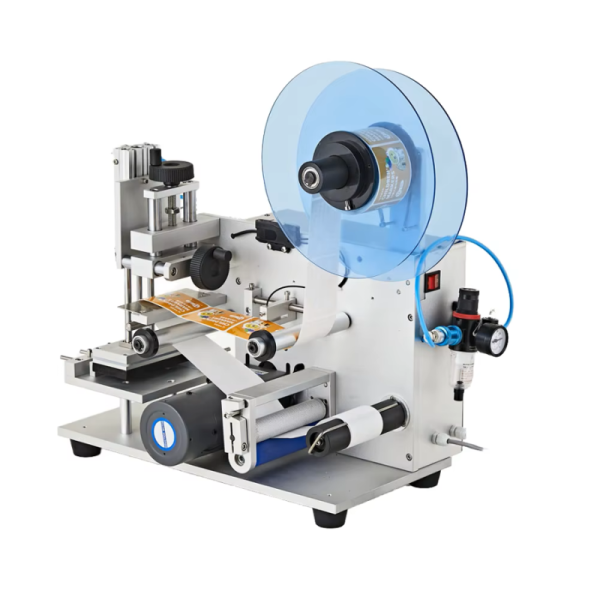 Mini Tabletop Cardboard Bottle Flat Labeling Packing Machine Semi Automatic Manual CE Certificated