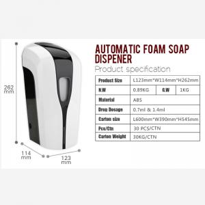 China portable 240V 50/60Hz Automatic Foam Soap Dispenser Commercial on sale