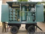 Small Size Vacuum Dehydrator Oil Purification System Degassing Double Stage