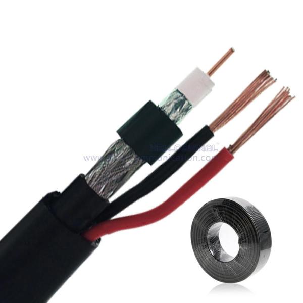High Quality RG6/U 2C18AWG CM Common CCTV coaxial cable BC CCS conductor RG6