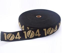 China Eco - Friendly Jacquard Elastic Band Polyester Webbing Tape For Luggage wholesale