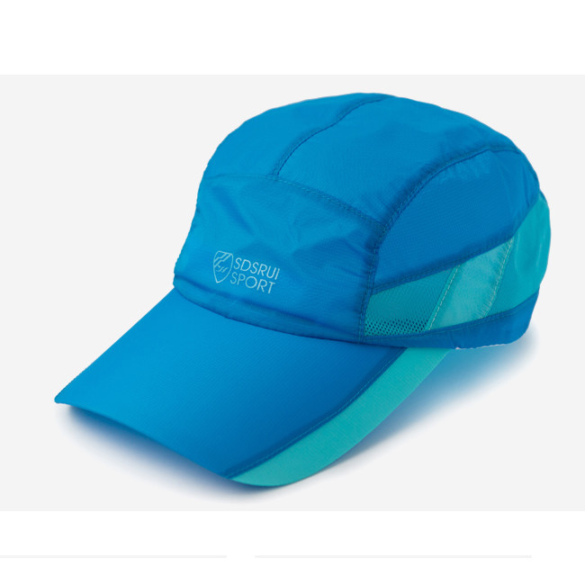 100%ployester Quick embroidered Breathalble Outdoor UV SPF 50 Running Cap Trucker Hats Many colors are available