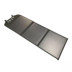 China Portable 60W Solar Folding Bag , QC3.0 USB Type C Solar Charger Foldable wholesale