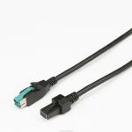 12V 24V Powered USB Printer Cable 12V To 2X48P 1M-5M UL20276