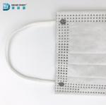 Black 35gsm Non Woven Hypoallergenic Disposable Face Mask