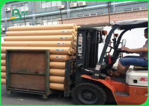 China 40GSM - 100GSM White Color Plotter Paper / CAD Paper In Rolls For Drawing Board wholesale