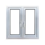 Pvc / Upvc Glass Casement Window European Style Double Glazed Casement Window