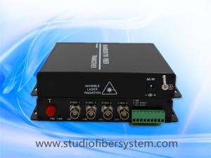 China OEM 4 port 5MP/4MP/3MP/1080P/720P AHD to fiber converter for HD coaxial cctv camera surveillance wholesale