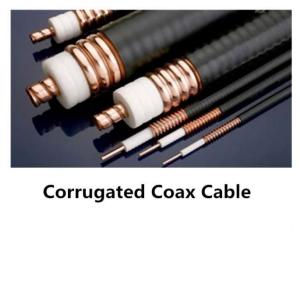 China 50 Ohms RF Feeder Cable For Mobile , Coaxial Cable Components Indoor / Outdoor wholesale