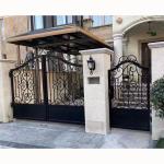 OEM ODM Wrought Iron Main Gate New Design Security Door And Fencing