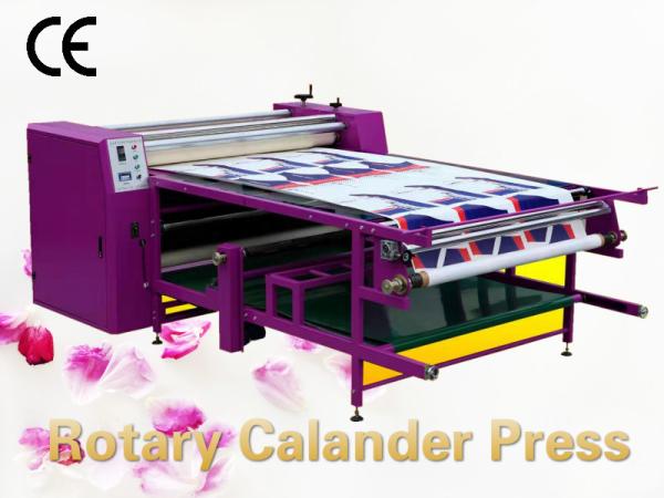 Textile Calender Fabric Heat Press Transfer Machine Flatbed Roller Heat Press