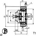 Bearings for Material Handling System: Standard Combined Bearings AWD062-123.2Z