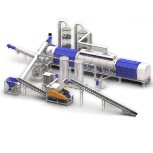 China Paint Remover Aluminum Cans Carbonization Furnace UBC Used Beverage Cans Decoating Machine wholesale
