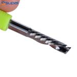 High Precision Solid Carbide End Mill Single Flute For Steel HRC 45 / 55 / 60 /
