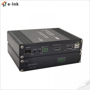 China HDMI 1Ch 1080P@60Hz Fiber Extender USB KVM RS232 GPIO 20km on sale