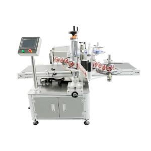 China Electric Engine Driven Double Side Labeling Machine for Oval Detergent Cleaner Bottle wholesale